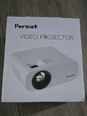 Pericat Projector with WiFi and Bluetooth, 4K Supported Native 1080P Projector